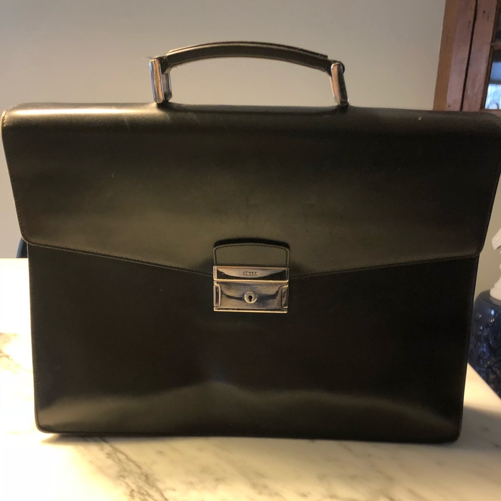 Men’s Prada briefcase